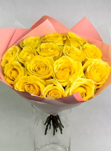 Монобукет из роз «Прекрасное далеко» от интернет-магазина цветов в 